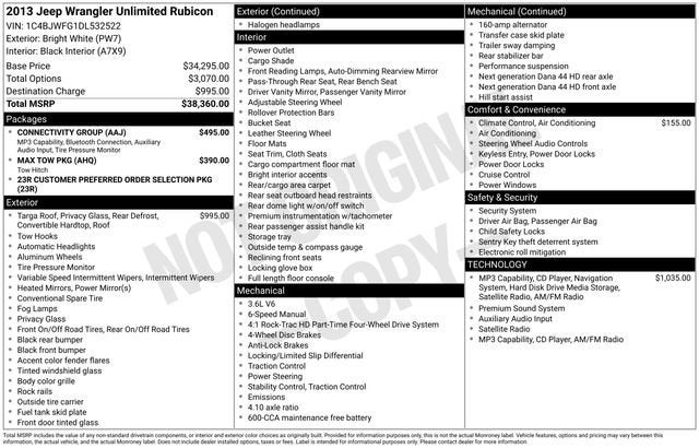 2013 Jeep Wrangler Unlimited Rubicon