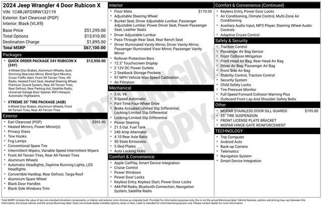 2024 Jeep Wrangler Rubicon X