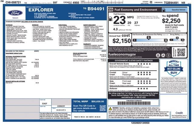 2026 Ford Explorer Active w/100A Pkg