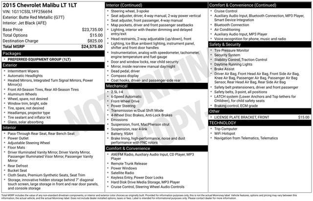 2015 Chevrolet Malibu LT