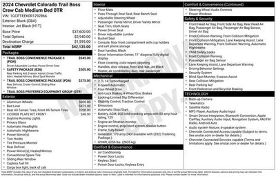 2024 Chevrolet Colorado Trail Boss