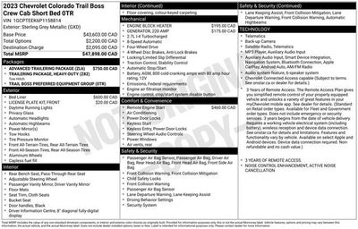 2023 Chevrolet Colorado 4WD Trail Boss