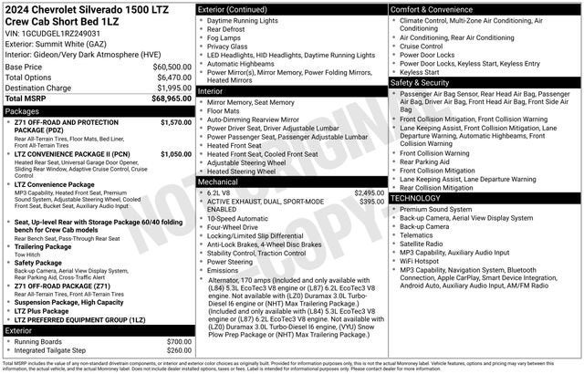 2024 Chevrolet Silverado 1500 LTZ