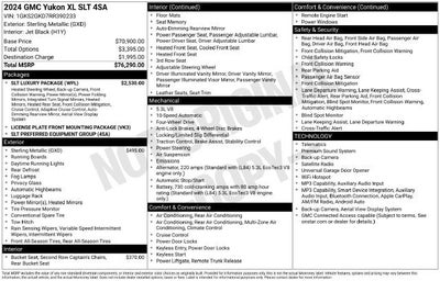 2024 GMC Yukon XL SLT