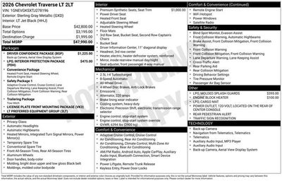2026 Chevrolet Traverse LT