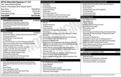 2016 Chevrolet Equinox LT