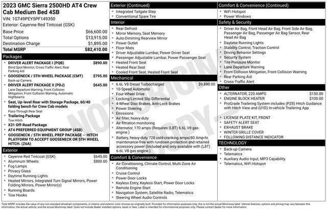 2023 GMC Sierra 2500 HD AT4