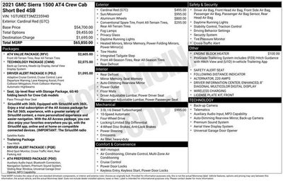 2021 GMC Sierra 1500 AT4