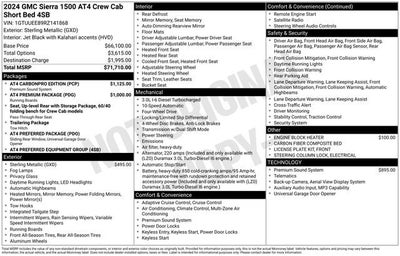 2024 GMC Sierra 1500 AT4