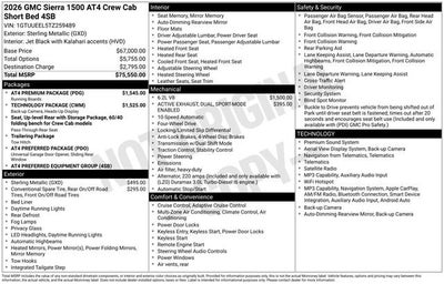 2026 GMC Sierra 1500 AT4