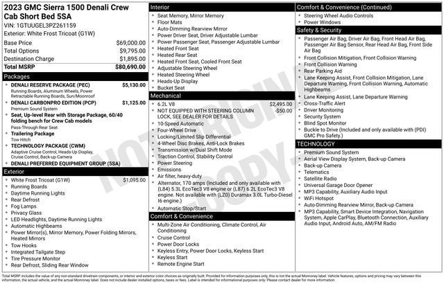 2023 GMC Sierra 1500 Denali
