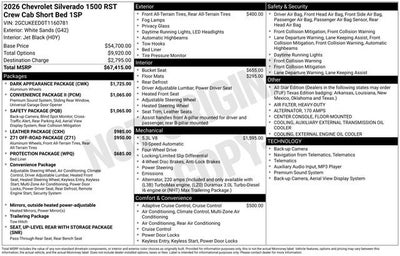 2026 Chevrolet Silverado 1500 RST