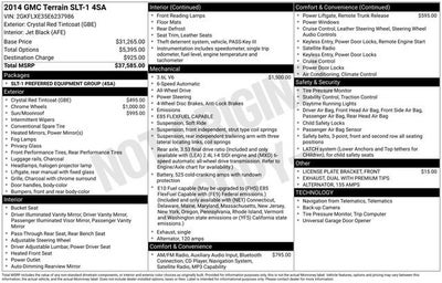 2014 GMC Terrain SLT
