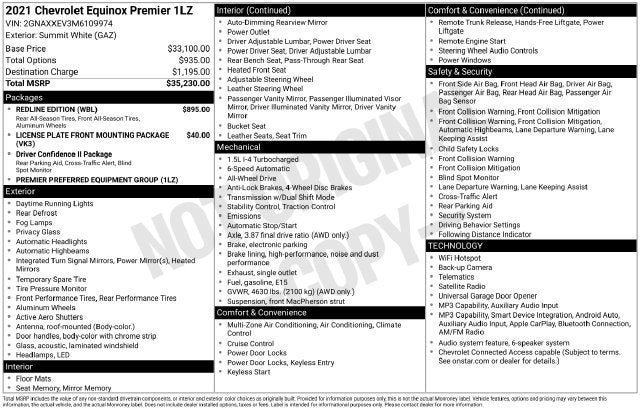 2021 Chevrolet Equinox Premier