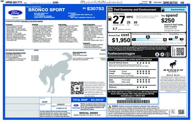 2025 Ford Bronco Sport Big Bend