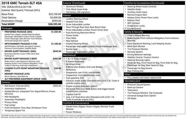 2018 GMC Terrain SLT