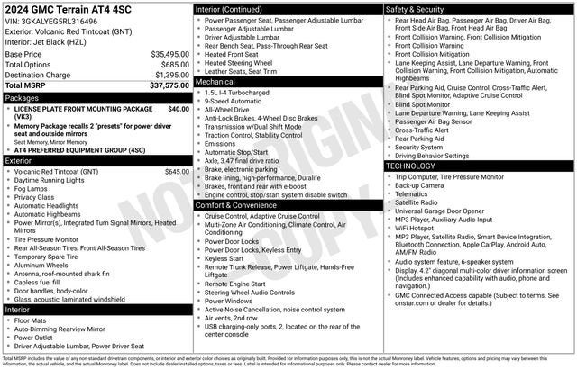 2024 GMC Terrain AT4