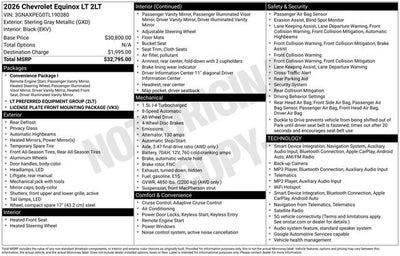 2026 Chevrolet Equinox LT