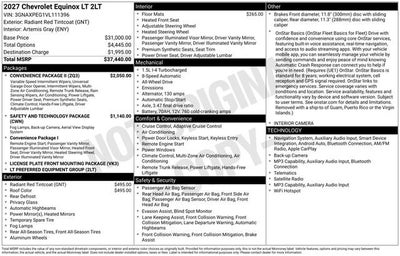 2027 Chevrolet Equinox AWD LT