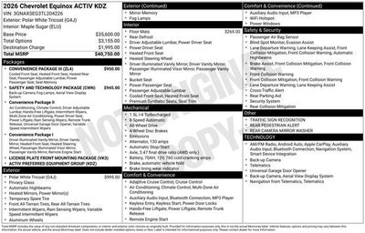 2026 Chevrolet Equinox ACTIV