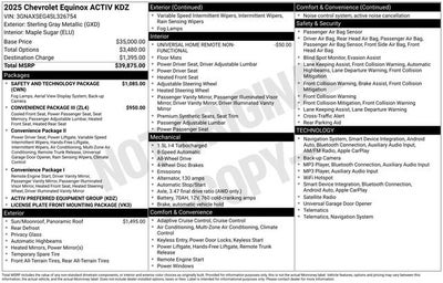 2025 Chevrolet Equinox ACTIV