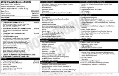 2026 Chevrolet Equinox RS