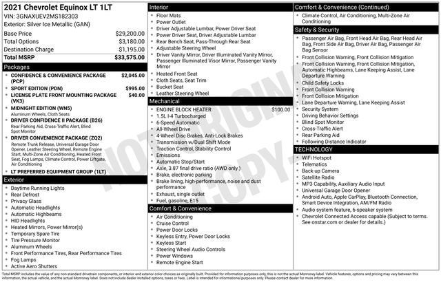 2021 Chevrolet Equinox LT