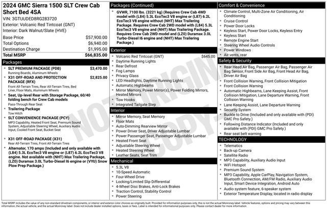 2024 GMC Sierra 1500 SLT