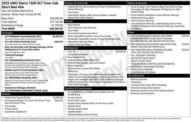 2022 GMC Sierra 1500 SLT