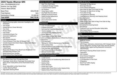2025 Toyota 4Runner SR5