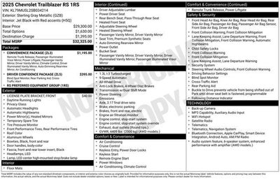 2025 Chevrolet Trailblazer RS