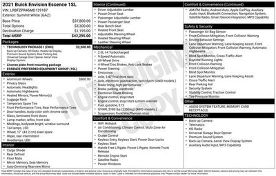 2021 Buick Envision Essence