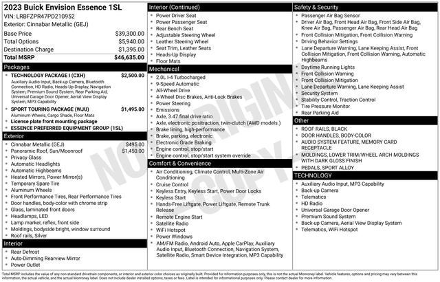 2023 Buick Envision Essence