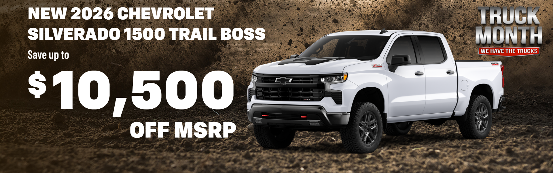 New 2026 Chevy Silverado 1500 Trail Boss