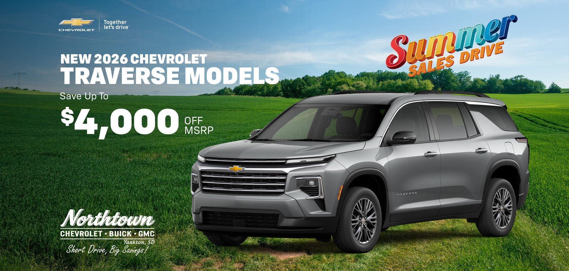 New 2026 Chevrolet Traverse